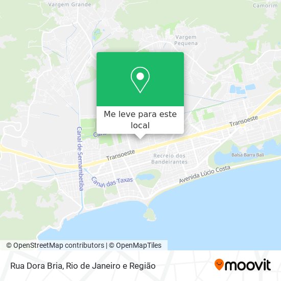 Rua Dora Bria mapa