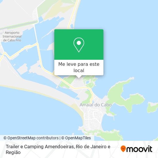 Trailer e Camping Amendoeiras mapa