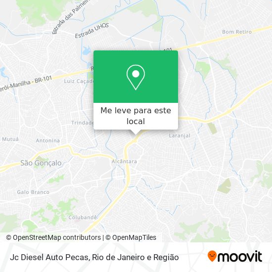 Jc Diesel Auto Pecas mapa