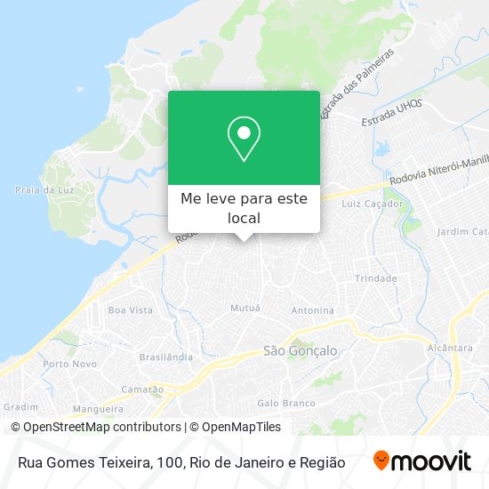 Rua Gomes Teixeira, 100 mapa