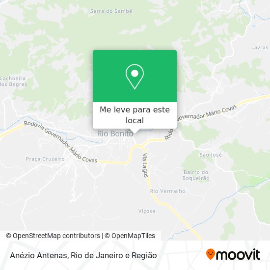 Anézio Antenas mapa