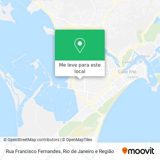 Rua Francisco Fernandes mapa