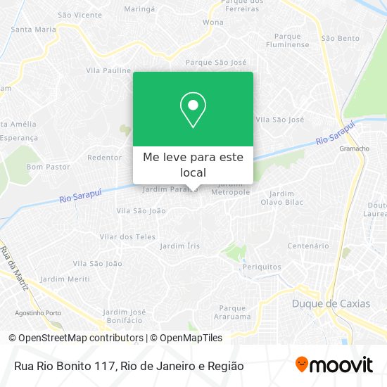 Rua Rio Bonito 117 mapa