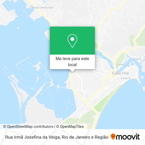 Rua Irmã Josefina da Veiga mapa