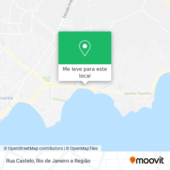 Rua Castelo mapa