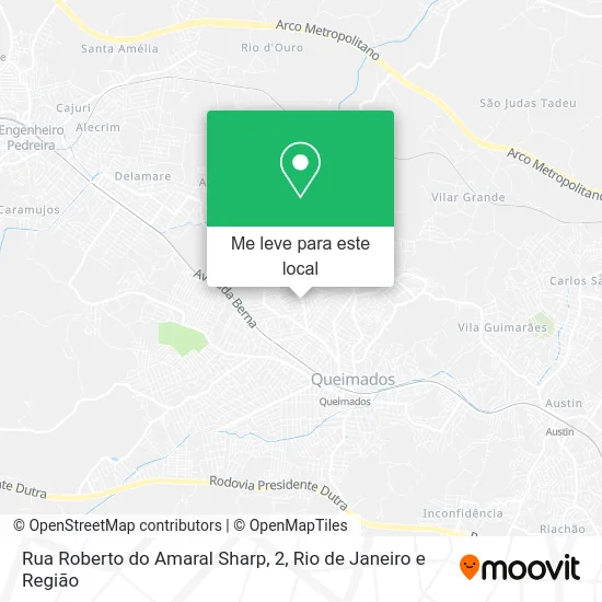 Rua Roberto do Amaral Sharp, 2 mapa