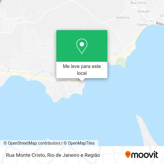 Rua Monte Cristo mapa