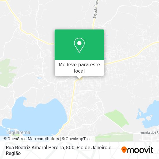 Rua Beatriz Amaral Pereira, 800 mapa