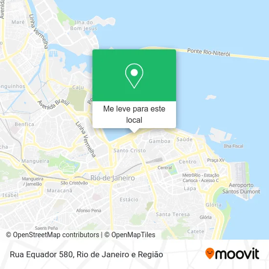 Rua Equador 580 mapa