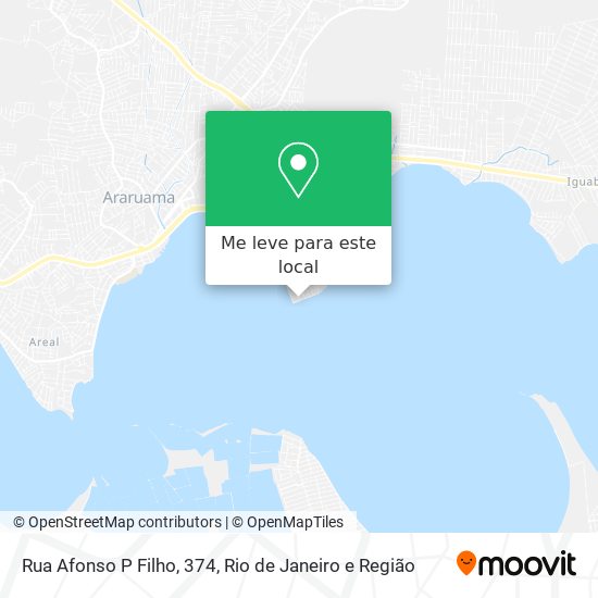 Rua Afonso P Filho, 374 mapa