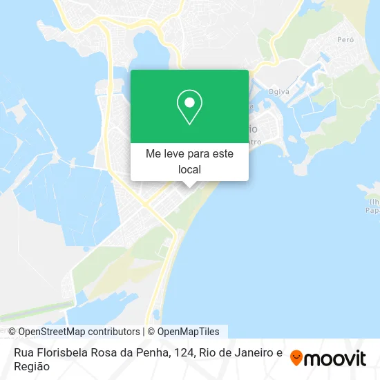 Rua Florisbela Rosa da Penha, 124 mapa