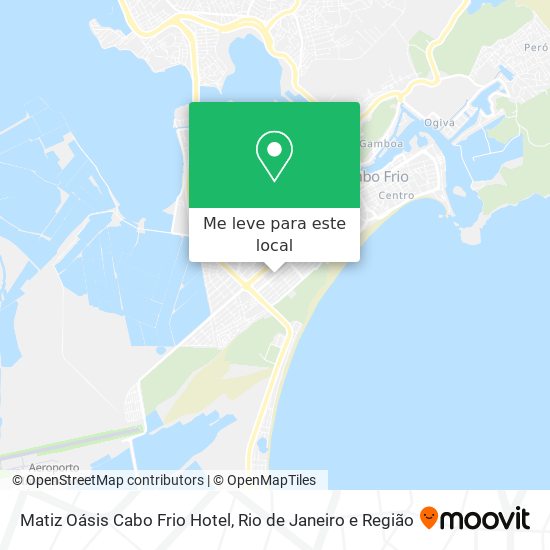 Matiz Oásis Cabo Frio Hotel mapa