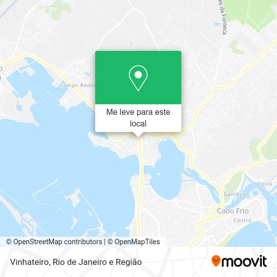 Vinhateiro mapa