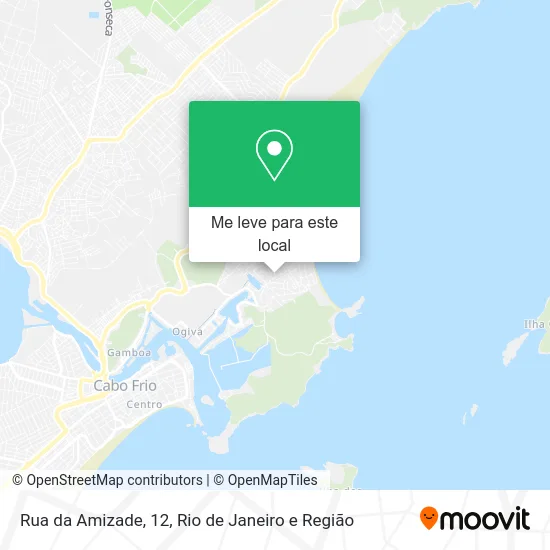 Rua da Amizade, 12 mapa