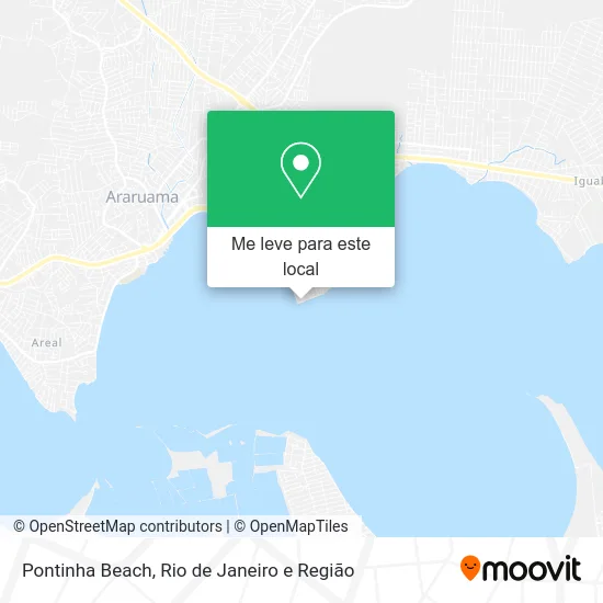 Pontinha Beach mapa