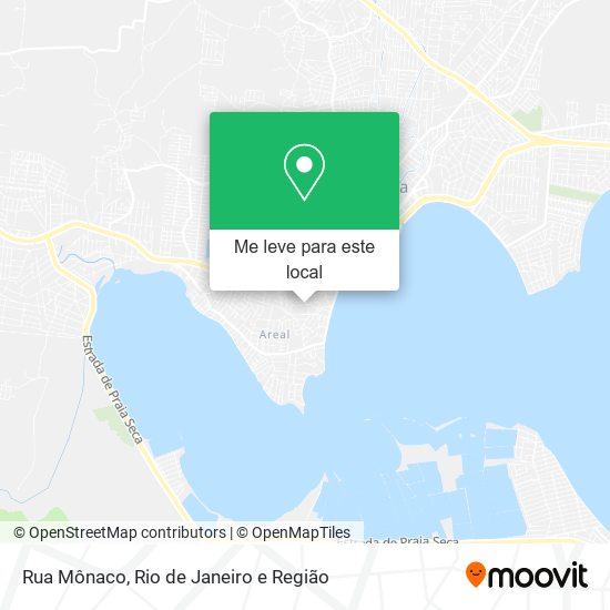 Rua Mônaco mapa
