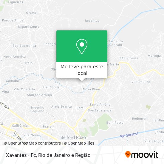 Xavantes - Fc mapa
