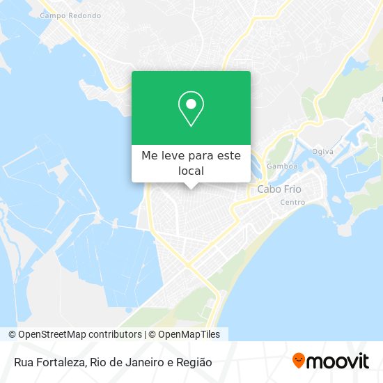 Rua Fortaleza mapa