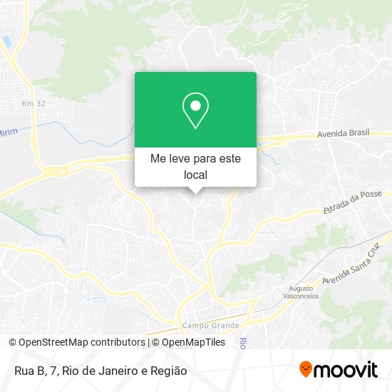 Rua B, 7 mapa
