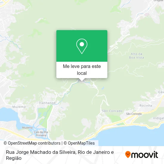 Rua Jorge Machado da Silveira mapa