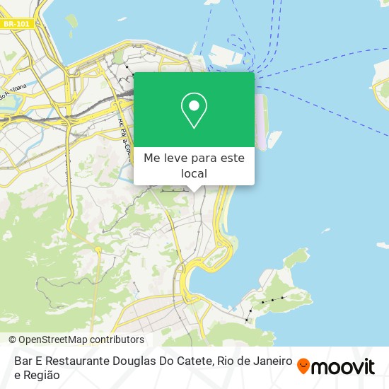 Bar E Restaurante Douglas Do Catete mapa