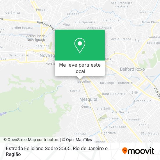 Estrada Feliciano Sodré 3565 mapa