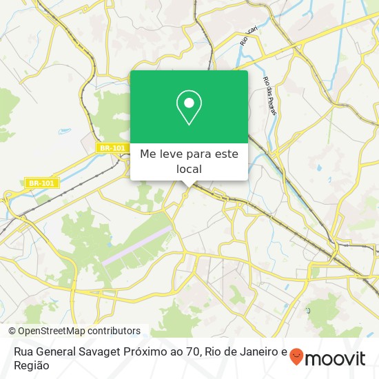 Rua General Savaget Próximo ao 70 mapa