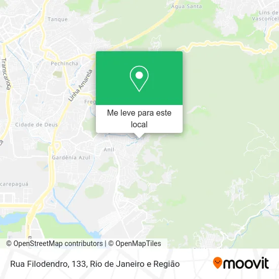 Rua Filodendro, 133 mapa