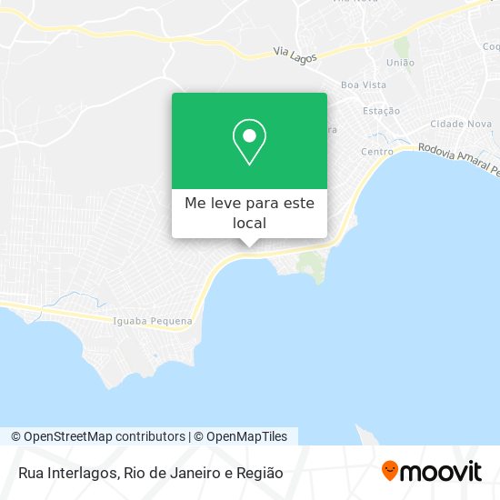 Rua Interlagos mapa
