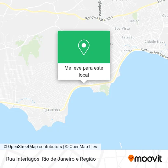 Rua Interlagos mapa