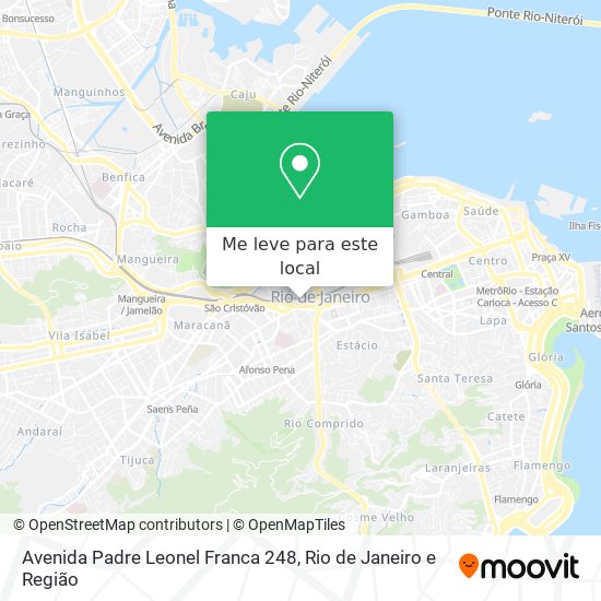 Avenida Padre Leonel Franca 248 mapa