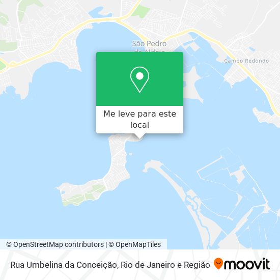 Rua Umbelina da Conceição mapa