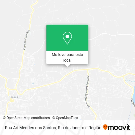 Rua Ari Mendes dos Santos mapa