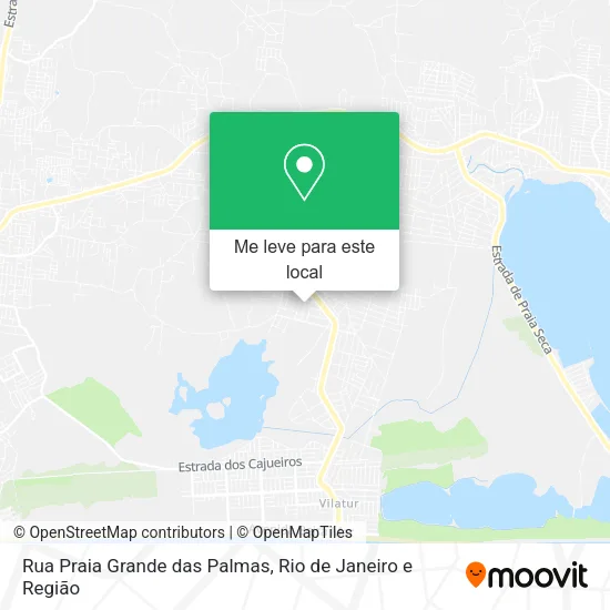 Rua Praia Grande das Palmas mapa