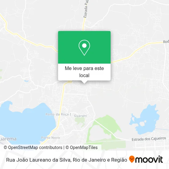 Rua João Laureano da Silva mapa