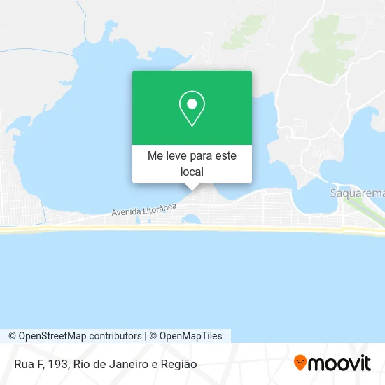 Rua F, 193 mapa
