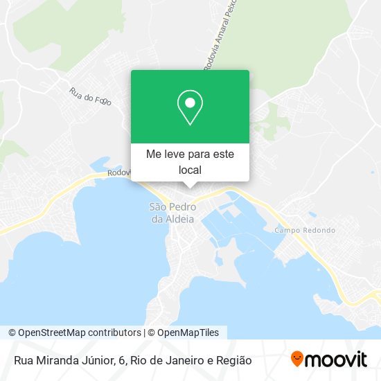 Rua Miranda Júnior, 6 mapa