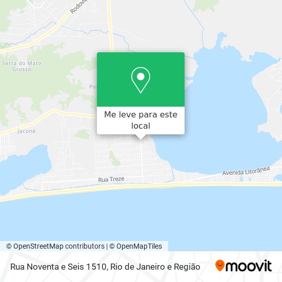 Rua Noventa e Seis 1510 mapa