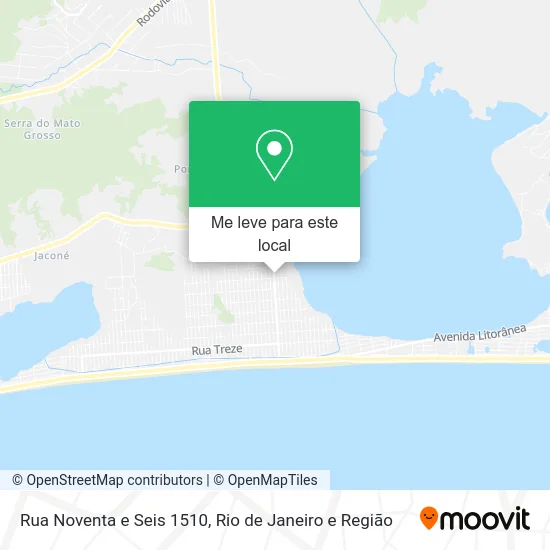 Rua Noventa e Seis 1510 mapa