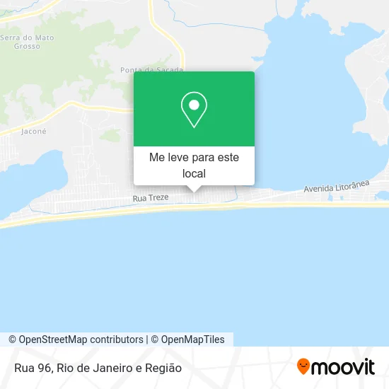 Rua 96 mapa