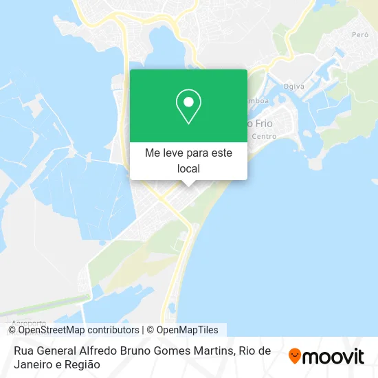 Rua General Alfredo Bruno Gomes Martins mapa