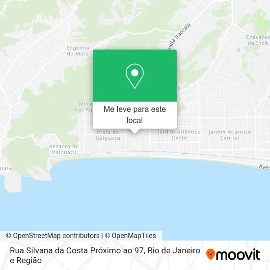 Rua Silvana da Costa Próximo ao 97 mapa