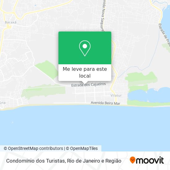 Condomínio dos Turistas mapa