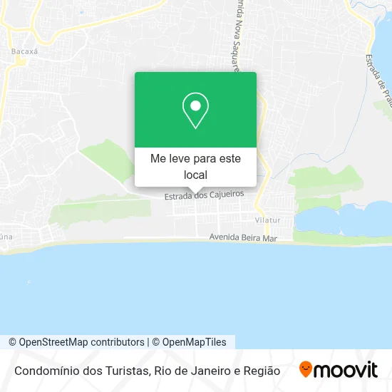 Condomínio dos Turistas mapa