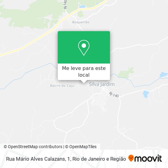 Rua Mário Alves Calazans, 1 mapa