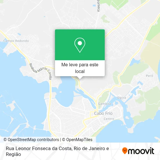 Rua Leonor Fonseca da Costa mapa