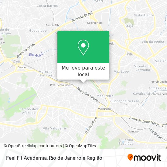 Feel Fit Academia mapa