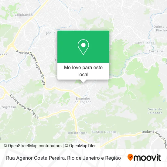 Rua Agenor Costa Pereira mapa