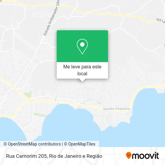 Rua Camorim 205 mapa
