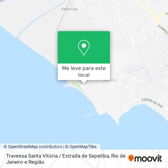 Travessa Santa Vitória / Estrada de Sepetiba mapa